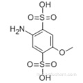 1,4-बेन्जेंडिसल्फ़ोनिकैसिड, 2-एमिनो-5-मेथॉक्सी कैस 27327-48-6